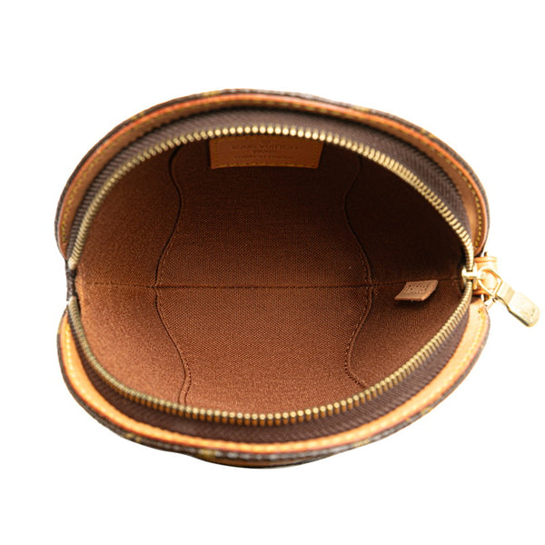 ルイ ヴィトン モノグラム ミニ エリプス ポーチ M51129 ブラウン PVC レザー レディース LOUIS VUITTON 【中古】
