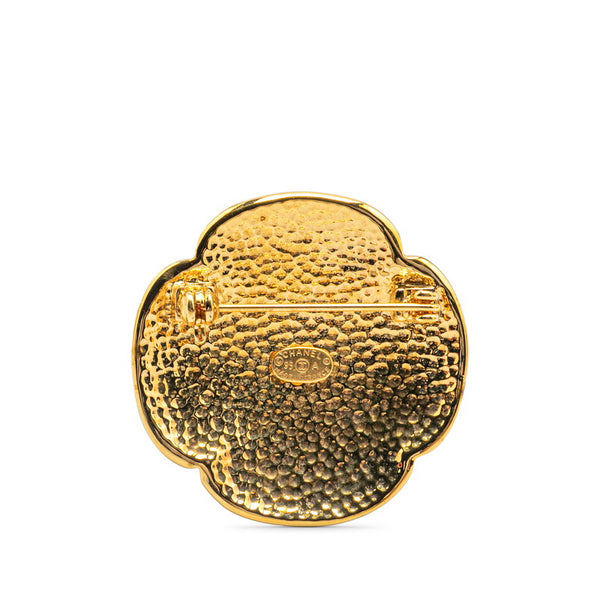 シャネル ヴィンテージ ココマーク ブローチ ゴールド メッキ レディース CHANEL 【中古】