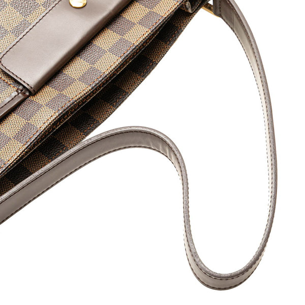 ルイ ヴィトン ダミエ オーバーニュ ショルダーバッグ N51129 ブラウン PVC レザー レディース LOUIS VUITTON 【中古】