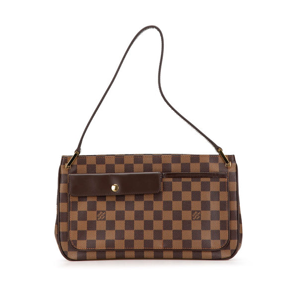 ルイ ヴィトン ダミエ オーバーニュ ショルダーバッグ N51129 ブラウン PVC レザー レディース LOUIS VUITTON 【中古】