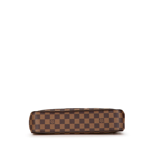 ルイ ヴィトン ダミエ オーバーニュ ショルダーバッグ N51129 ブラウン PVC レザー レディース LOUIS VUITTON 【中古】