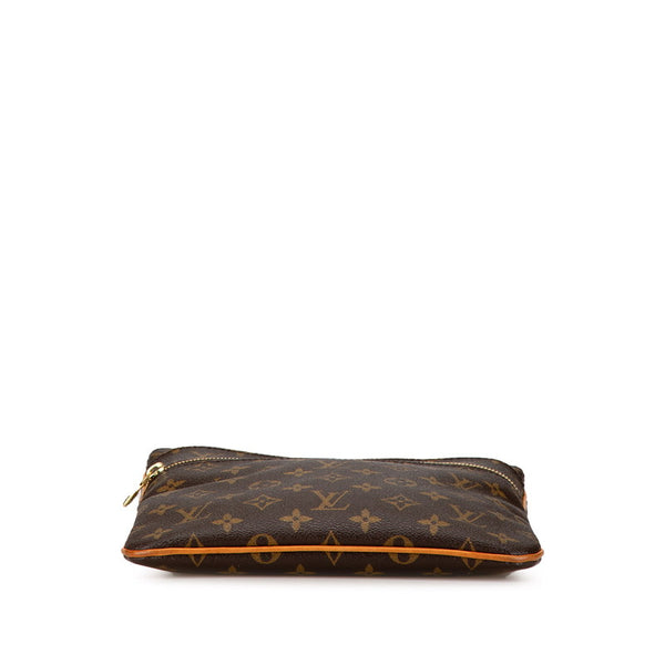ルイ ヴィトン モノグラム ポシェット ヴァルミー ショルダーバッグ M40524 ブラウン PVC レザー レディース LOUIS VUITTON 【中古】