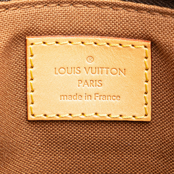 ルイ ヴィトン モノグラム ポシェット ヴァルミー ショルダーバッグ M40524 ブラウン PVC レザー レディース LOUIS VUITTON 【中古】