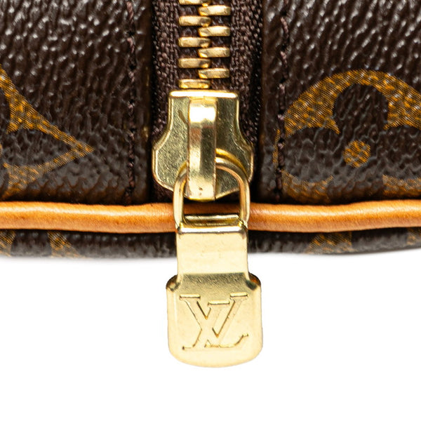 ルイ ヴィトン モノグラム ポシェット ヴァルミー ショルダーバッグ M40524 ブラウン PVC レザー レディース LOUIS VUITTON 【中古】