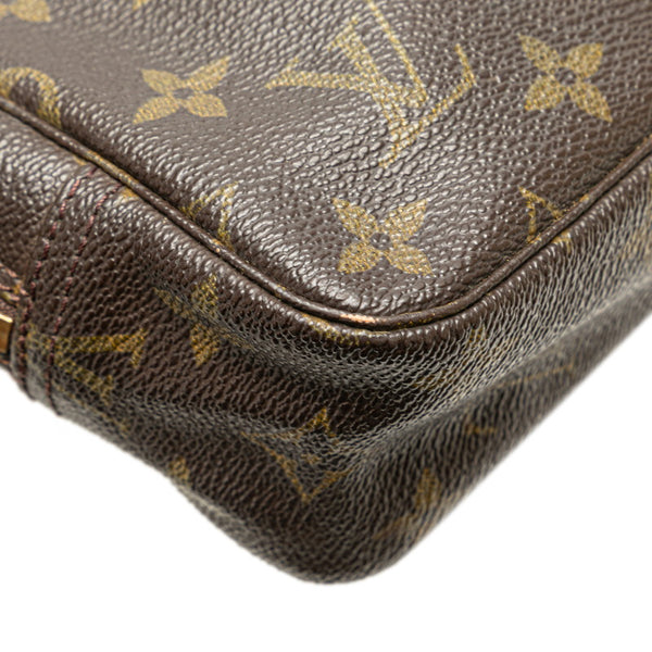 ルイ ヴィトン モノグラム トゥルース トワレット23 セカンドバッグ クラッチバッグ M47524 ブラウン PVC レディース LOUIS VUITTON 【中古】