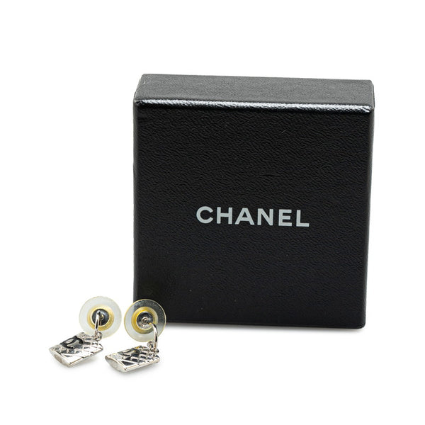 シャネル ココマーク カンボン ピアス シルバー メタル レディース CHANEL 【中古】
