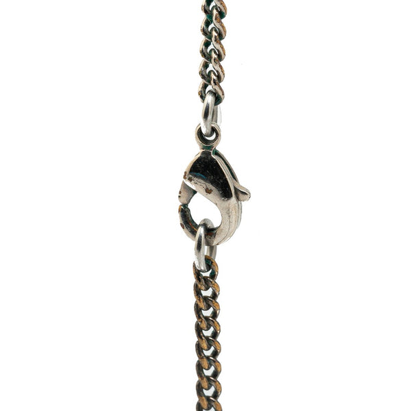 ルイ ヴィトン モノグラム ロケット ネックレス M62484 シルバー メタル レディース LOUIS VUITTON 【中古】