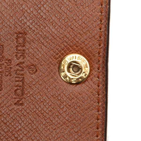 ルイ ヴィトン モノグラム ミュルティクレ6 キーケース M62630 ブラウン PVC レザー レディース LOUIS VUITTON 【中古】