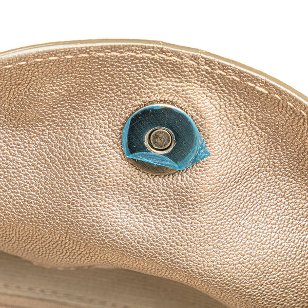 サルヴァトーレフェラガモ ヴァラリボン トートバッグ ゴールド レザー レディース Salvatore Ferragamo 【中古】