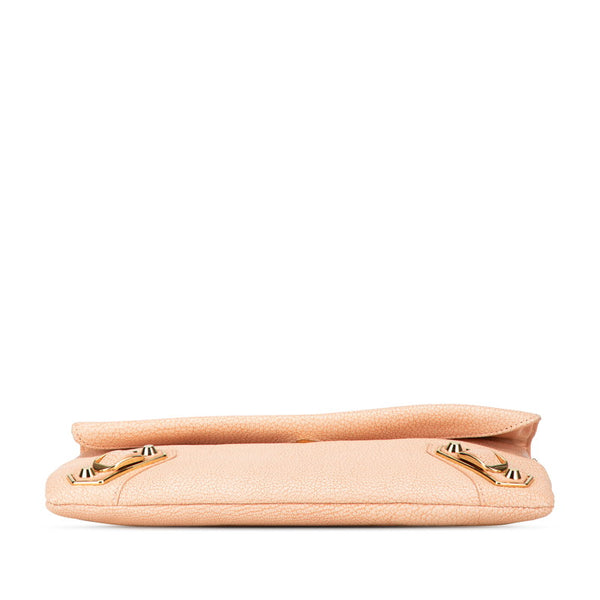 バレンシアガ クラッチバッグ ショルダーバッグ ピンク レザー レディース BALENCIAGA 【中古】