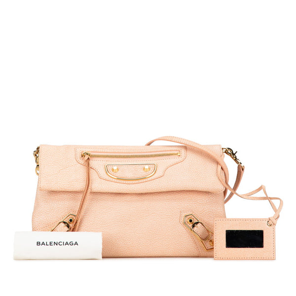 バレンシアガ クラッチバッグ ショルダーバッグ ピンク レザー レディース BALENCIAGA 【中古】