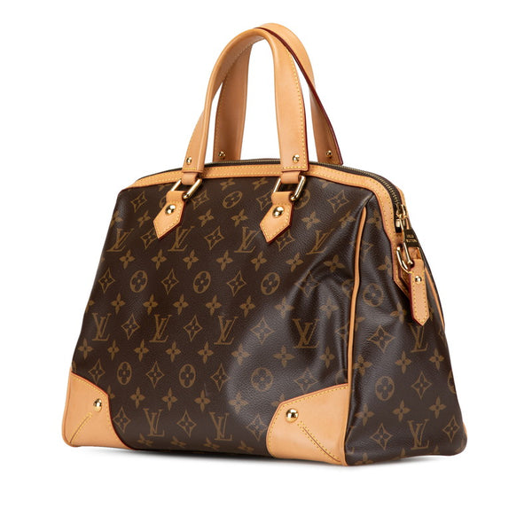 ルイ ヴィトン モノグラム レティーロGM ハンドバッグ ショルダーバッグ 2WAY M40324 ブラウン PVC レザー レディース LOUIS VUITTON 【中古】