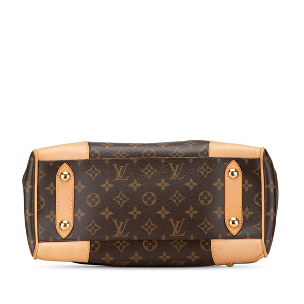 ルイ ヴィトン モノグラム レティーロGM ハンドバッグ ショルダーバッグ 2WAY M40324 ブラウン PVC レザー レディース LOUIS VUITTON 【中古】