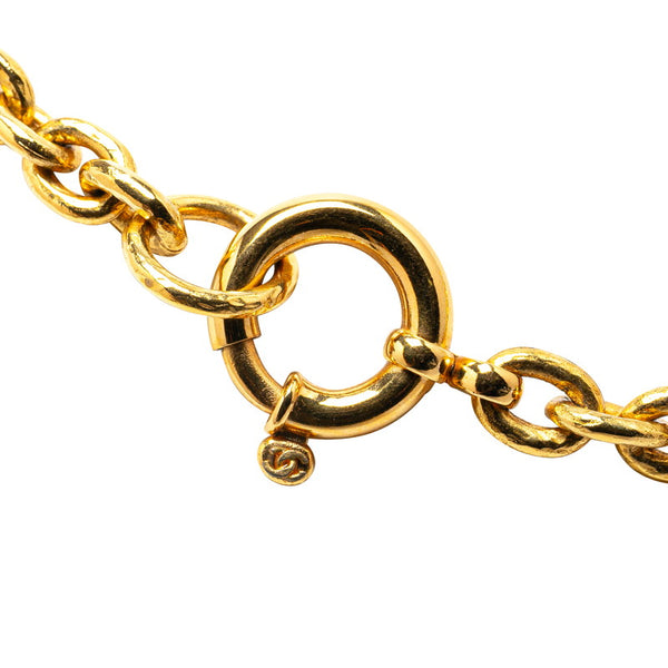 シャネル ヴィンテージ ココマーク ネックレス ゴールド メッキ レディース CHANEL 【中古】