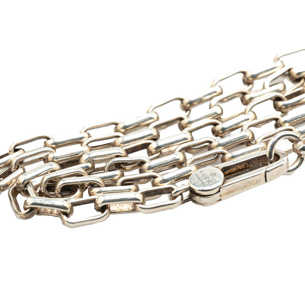 グッチ インターロッキングG ネックレス SV925 シルバー レディース GUCCI 【中古】