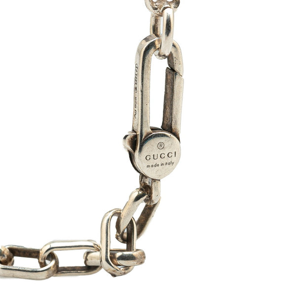 グッチ インターロッキングG ネックレス SV925 シルバー レディース GUCCI 【中古】