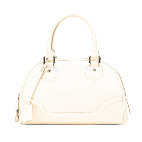 ルイ ヴィトン エピ ボーリング モンテーニュPM ハンドバッグ M5932J イヴォワール ホワイト レザー レディース LOUIS VUITTON 【中古】