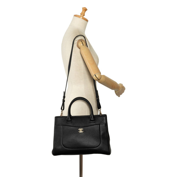 シャネル ココマーク ネオエグゼクティブトート ハンドバッグ ショルダーバッグ 2WAY A69930 ブラック キャビアスキン レディース CHANEL 【中古】