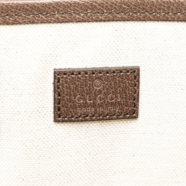 グッチ GGスプリーム オフィディア ハンドバッグ ショルダーバッグ 765043 ベージュ ブラウン PVC レザー レディース GUCCI 【中古】