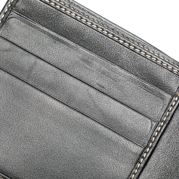 グッチ 二つ折り財布 170382 ブラック レザー レディース GUCCI 【中古】