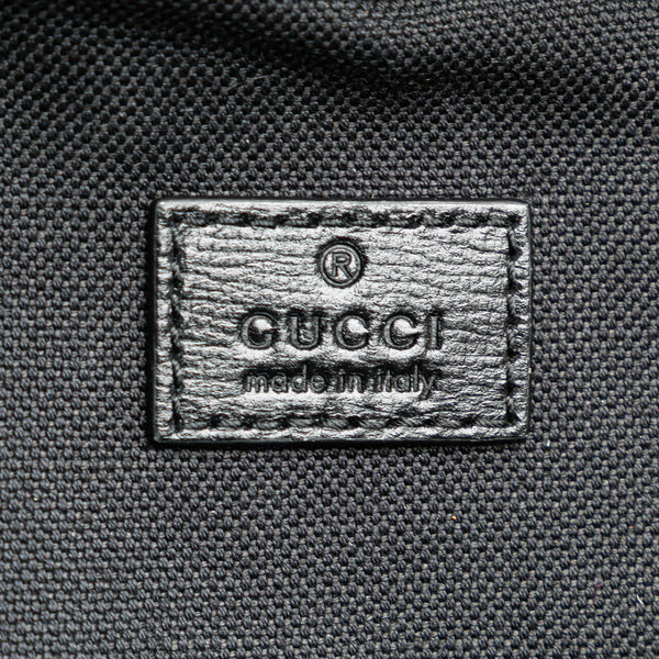 グッチ GGスプリーム リュック バックパック 704017 ブラック PVC レザー メンズ GUCCI 【中古】