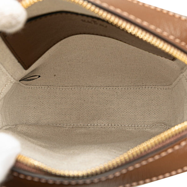 グッチ GGスプリーム インターロッキングG ショルダーバッグ ボディバッグ 696016 ベージュ ブラウン PVC レザー レディース GUCCI 【中古】