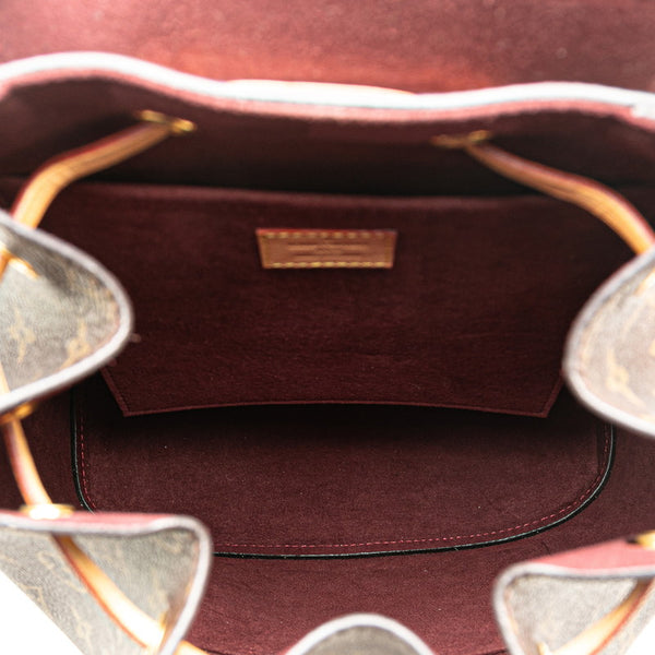 ルイ ヴィトン モノグラム モンスリー リュック バックパック M43431 ブラウン PVC レザー レディース LOUIS VUITTON 【中古】