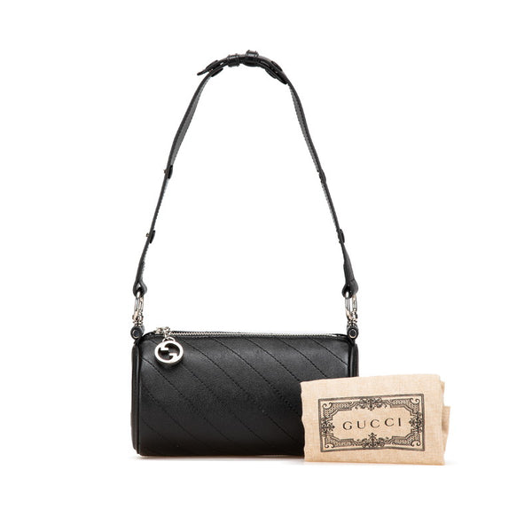 グッチ ブロンディ ショルダーバッグ 760170 ブラック レザー レディース GUCCI 【中古】