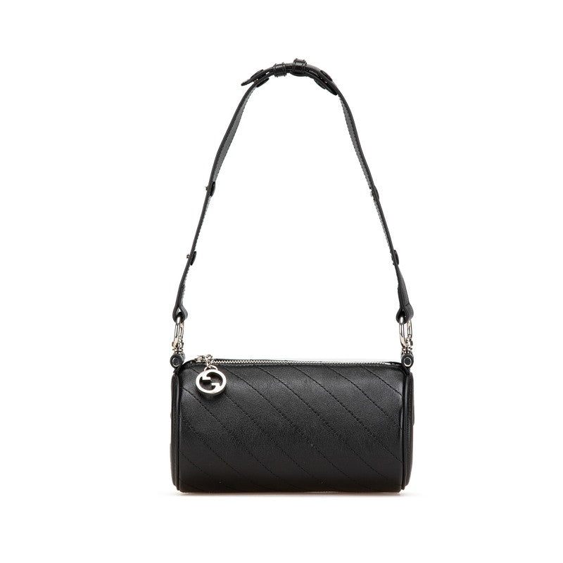 グッチ ブロンディ ショルダーバッグ 760170 ブラック レザー レディース GUCCI 【中古】