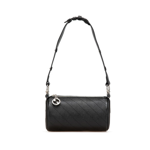 グッチ ブロンディ ショルダーバッグ 760170 ブラック レザー レディース GUCCI 【中古】