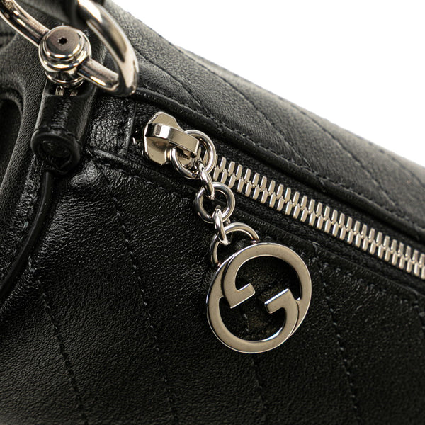 グッチ ブロンディ ショルダーバッグ 760170 ブラック レザー レディース GUCCI 【中古】