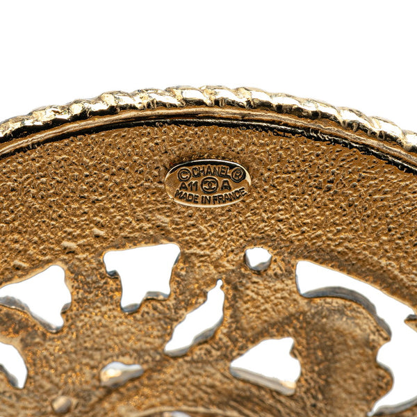 シャネル ココマーク バングル ゴールド メッキ レディース CHANEL 【中古】