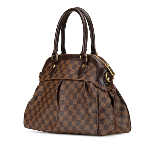 ルイ ヴィトン ダミエ トレヴィPM ハンドバッグ ショルダーバッグ 2WAY  N51997 ブラウン PVC レザー レディース LOUIS VUITTON 【中古】