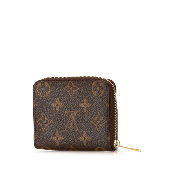 ルイ ヴィトン モノグラム ジッピー コインパース コインケース M60067 ブラウン PVC レザー レディース LOUIS VUITTON 【中古】