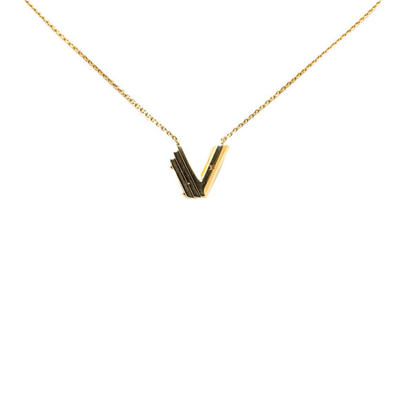 ルイ ヴィトン LV＆ME V ネックレス M61077 ゴールド メッキ レディース LOUIS VUITTON 【中古】
