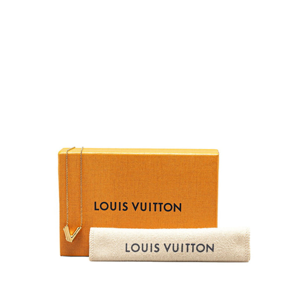 ルイ ヴィトン LV＆ME V ネックレス M61077 ゴールド メッキ レディース LOUIS VUITTON 【中古】