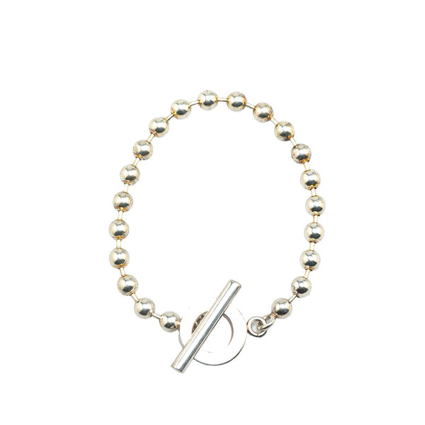 グッチ ボールチェーン ブレスレット SV925 シルバー メンズ GUCCI 【中古】