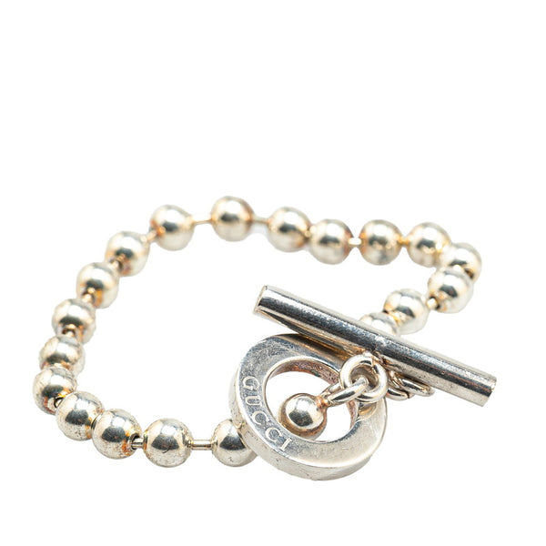 グッチ ボールチェーン ブレスレット SV925 シルバー メンズ GUCCI 【中古】