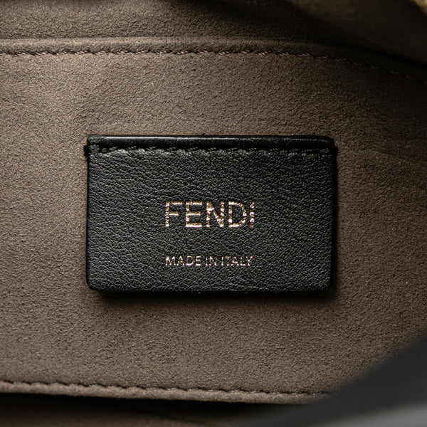 フェンディ キャム ショルダーバッグ カメラバッグ 8BT287 ブラック レザー レディース FENDI 【中古】