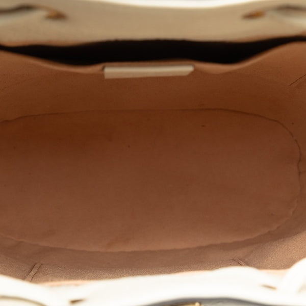 グッチ シェリーライン オフィディア スモール バケットバッグ ハンドバッグ ショルダーバッグ 2WAY 610846 ホワイト レザー レディース GUCCI 【中古】