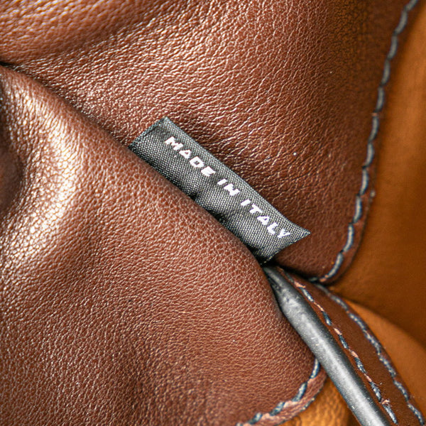 プラダ 斜め掛け ショルダーバッグ 2VH016 ブラウン ホワイト レザー レディース PRADA 【中古】