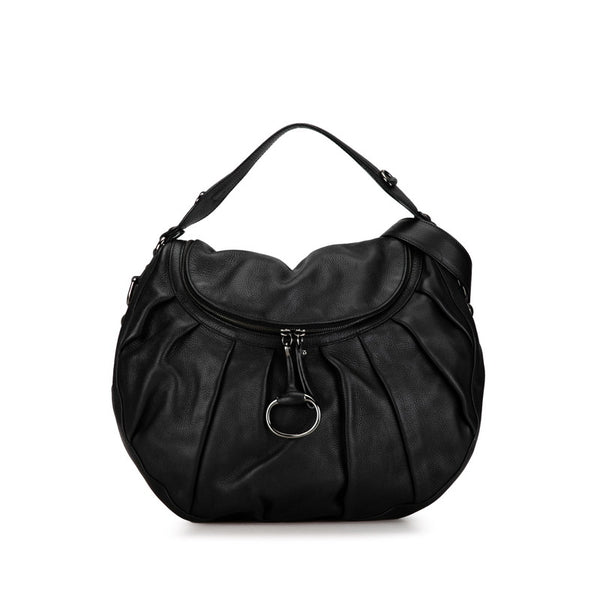 グッチ アイコンビット ハンドバッグ ショルダーバッグ 2WAY 228584 ブラック レザー レディース GUCCI 【中古】