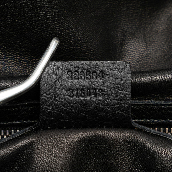 グッチ アイコンビット ハンドバッグ ショルダーバッグ 2WAY 228584 ブラック レザー レディース GUCCI 【中古】