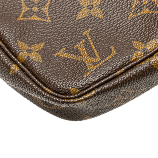 ルイ ヴィトン モノグラム ポシェット アクセソワール ショルダーバッグ M51980 ブラウン PVC レザー レディース LOUIS VUITTON 【中古】