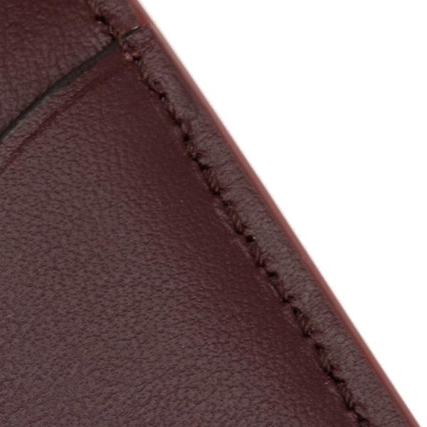 バーバリー ロゴ カードケース パスケース 名刺入れ ピンク レザー レディース BURBERRY 【中古】