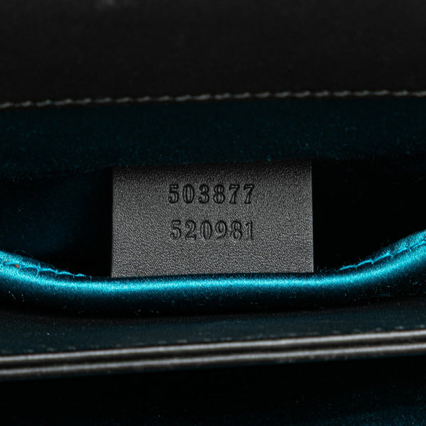 グッチ オフィディア シェリーライン チェーン 斜め掛け ショルダーバッグ 503877 レッド ブラック レザー スエード レディース GUCCI 【中古】