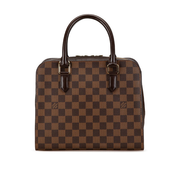 ルイ ヴィトン ダミエ トリアナ ハンドバッグ N51155 ブラウン PVC レザー レディース LOUIS VUITTON 【中古】