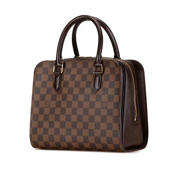 ルイ ヴィトン ダミエ トリアナ ハンドバッグ N51155 ブラウン PVC レザー レディース LOUIS VUITTON 【中古】