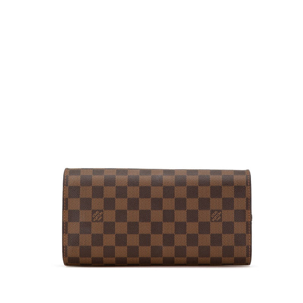 ルイ ヴィトン ダミエ トリアナ ハンドバッグ N51155 ブラウン PVC レザー レディース LOUIS VUITTON 【中古】
