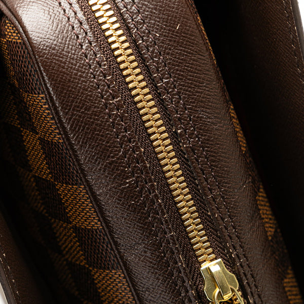 ルイ ヴィトン ダミエ トリアナ ハンドバッグ N51155 ブラウン PVC レザー レディース LOUIS VUITTON 【中古】